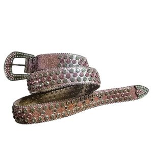 Bejeweled Sparkle Pony Pink Western Style Belt